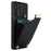 For Samsung Galaxy A73 5G Cover Hardware Decor Card Bag Shockproof TPU+Leather Cell Phone Case - Black - 1