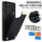 For Samsung Galaxy A73 5G Cover Hardware Decor Card Bag Shockproof TPU+Leather Cell Phone Case - Black - 7