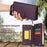 For Samsung Galaxy S24 Ultra Cell Phone Stand Case RFID Blocking Leather Flip Cover - Dark Purple - 6