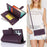 For Samsung Galaxy S24 Ultra Cell Phone Stand Case RFID Blocking Leather Flip Cover - Dark Purple - 7