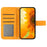HT04 For OnePlus 12 5G PU Leather Case Sunflower Imprinted Phone Cover with Shoulder Strap - Yellow - 2