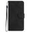 HT05 For Samsung Galaxy A55 5G Wallet Leather Case Skin-Feel Phone Cover - Black - 7