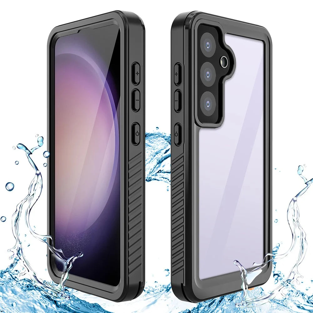 REDPEPPER FS Series IP68 Waterproof Case for Samsung Galaxy S24 Clear Back Panel Phone Cover - 1