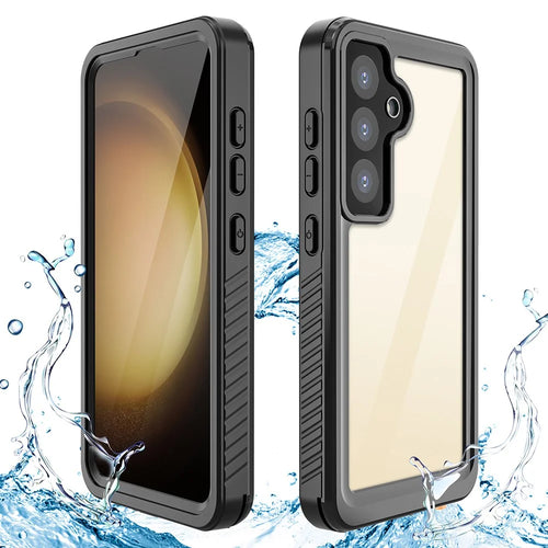 REDPEPPER FS Series for Samsung Galaxy S24+ IP68 Case Clear Back Panel Underwater Diving Phone Cover - 1