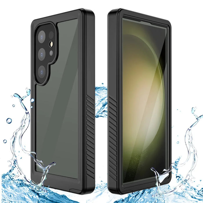 REDPEPPER FS Series for Samsung Galaxy S24 Ultra IP68 Waterproof Case Clear Back Panel Underwater Diving Cover - 1