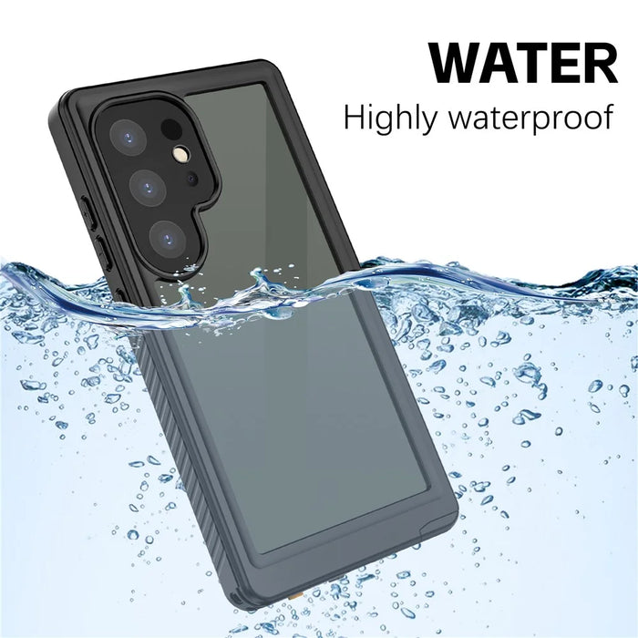 REDPEPPER FS Series for Samsung Galaxy S24 Ultra IP68 Waterproof Case Clear Back Panel Underwater Diving Cover - 4