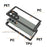 REDPEPPER FS Series for Samsung Galaxy S24 Ultra IP68 Waterproof Case Clear Back Panel Underwater Diving Cover - 6