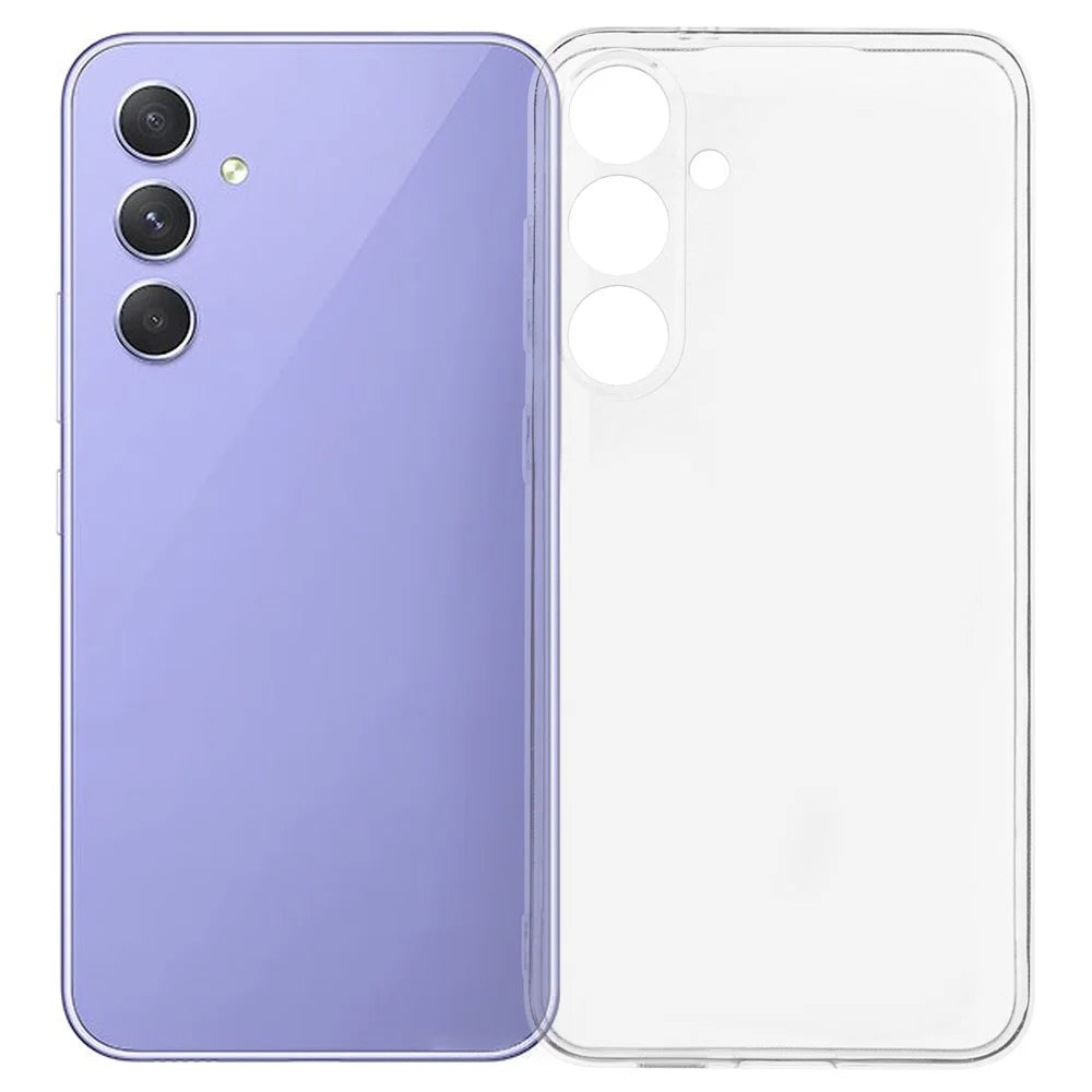 For Samsung Galaxy S24+ Clear Phone Case Watermark-free 2.0mm TPU Cover - 1