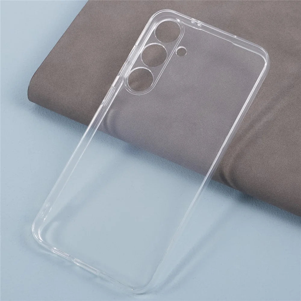For Samsung Galaxy S24+ Clear Phone Case Watermark-free 2.0mm TPU Cover - 4