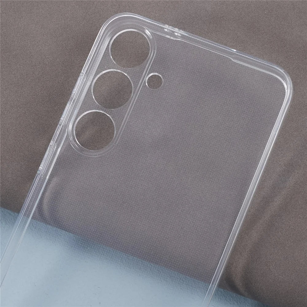 For Samsung Galaxy S24+ Clear Phone Case Watermark-free 2.0mm TPU Cover - 5