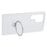 For Samsung Galaxy S24 Ultra Phone Case Rotary Ring Kickstand Magnetic Phone Cover - White - 3