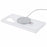 For Samsung Galaxy S24 Ultra Phone Case Rotary Ring Kickstand Magnetic Phone Cover - White - 4