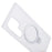 For Samsung Galaxy S24 Ultra Phone Case Rotary Ring Kickstand Magnetic Phone Cover - White - 7