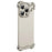 For iPhone 13 Pro Bumper Case with Camera Lens Protector Borderless Design - Grey - 1