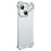 Frameless Case for iPhone 14 Plus Bumper Slim Phone Cover with Camera Lens Protector - Silver - 1