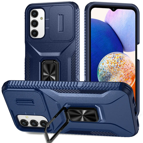 For Samsung Galaxy A05s 4G Phone Case Hybrid Soft TPU + Hard PC Back Cover - Blue - 1