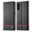 LC.IMEEKE For Samsung Galaxy A55 5G Phone Case Flip Wallet Carbon Fiber Texture - Horizontal Stripe - 1