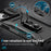 For iPhone 13 / 14 Case Slide Lens Protection Phone Cover Support Car Magnetic Mount - Black - 4