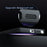 For Samsung Galaxy S24 Ultra Case Magnetic Case TPU+PC Matte Phone Cover - Transparent Black - 5
