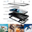 For iPhone 15 Pro Max IP68 Waterproof Case Anti-drop Phone Cover with Screen Protector - Black - 4