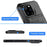 For iPhone 15 Pro Max IP68 Waterproof Case Anti-drop Phone Cover with Screen Protector - Black - 6