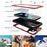 IP68 Waterproof Phone Case for iPhone 15 Pro PC+Silicone Cover with Screen Protector - Red - 4