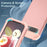 L-Style For Google Pixel 8a Case Shock Absorbing PC + TPU Phone Protective Shell - Rose Gold+Rose Gold - 4