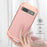 L-Style For Google Pixel 8a Case Shock Absorbing PC + TPU Phone Protective Shell - Rose Gold+Rose Gold - 5