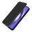 For Samsung Galaxy A35 5G Card Slots Phone Case Magnetic Closing Leather Cover - Black - 5