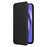 For Samsung Galaxy A35 5G Card Slots Phone Case Magnetic Closing Leather Cover - Black - 7