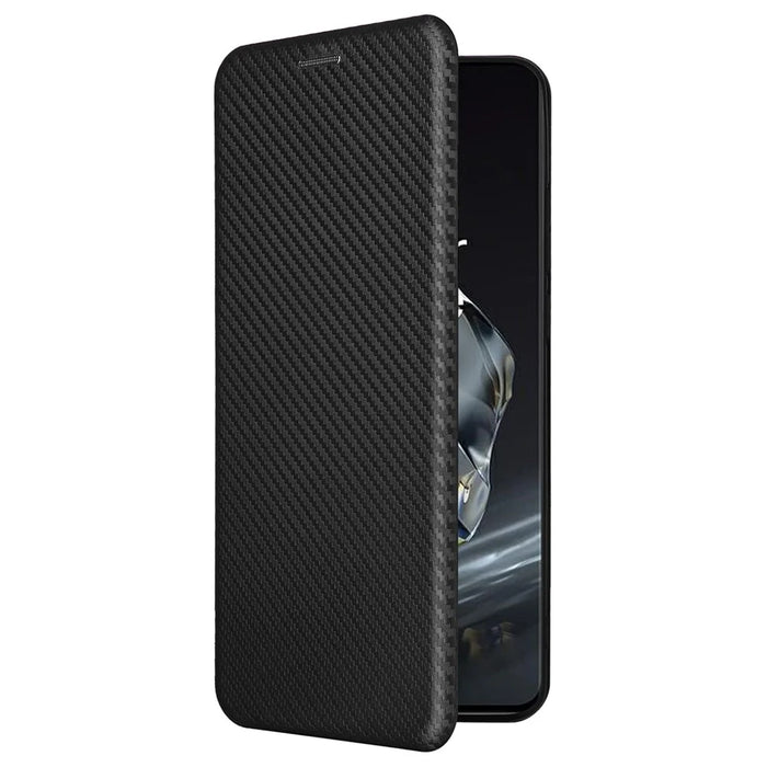 For OnePlus 12 5G Leather Phone Case with Card Slots Stand - Black - 7