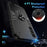 For Samsung Galaxy A14 5G / A14 4G Case Scratch-proof PC+TPU Phone Cover with Rotating Ring Kickstand - Black - 5