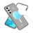 For Samsung Galaxy S24 Case Glitter PC+TPU Phone Cover Magnetic Case - Black - 3