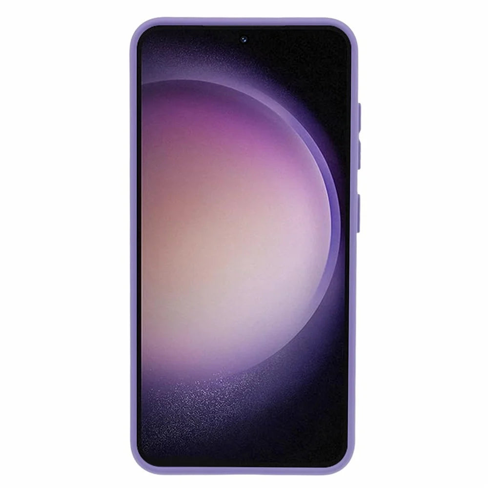 TMT Series for Samsung Galaxy S23 Case Soft TPU Phone Cover Slide Lens Lid - Purple - 2