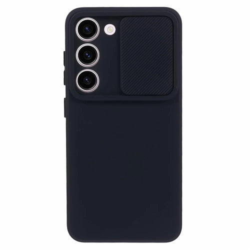 TMT Series for Samsung Galaxy S22 5G TPU Case Slide Lens Protection Phone Back Cover - Black - 1