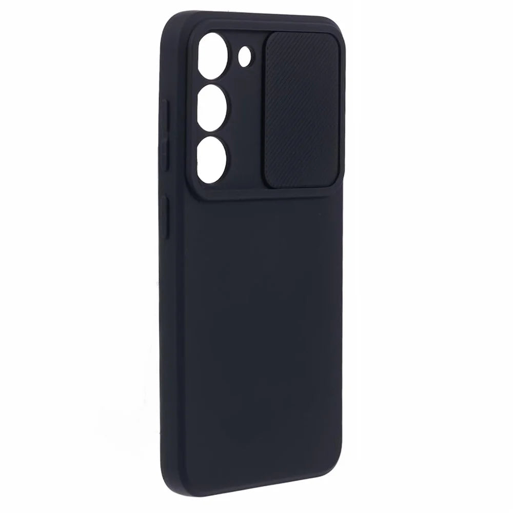 TMT Series for Samsung Galaxy S22 5G TPU Case Slide Lens Protection Phone Back Cover - Black - 3
