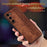 AZNS For Samsung Galaxy S24 Case Imprinted PU Leather+TPU Shock Absorbing Smartphone Shell - Blue - 2