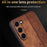 AZNS For Samsung Galaxy S24 Case Imprinted PU Leather+TPU Shock Absorbing Smartphone Shell - Blue - 5