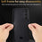 AZNS For Samsung Galaxy S24 Case Imprinted PU Leather+TPU Shock Absorbing Smartphone Shell - Blue - 6