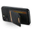SUTENI H02 For iPhone 14 Case Litchi Texture PU Leather Card Slots Phone Protector - Black - 2