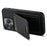 SUTENI H02 For iPhone 14 Pro Max Case PU Leather Litchi Texture Phone Shell with Card Slots - Black - 2