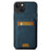 SUTENI H02 For iPhone 14 Plus Cell Phone Case Litchi Texture Anti-fall Leather Protective Back Shell - Blue - 4