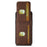 SUTENI H02 For iPhone 15 Case Scratch-resistant PU Leather+TPU Litchi Texture Phone Cover with Kickstand - Brown - 3
