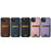 SUTENI H02 For iPhone 15 Case Scratch-resistant PU Leather+TPU Litchi Texture Phone Cover with Kickstand - Brown - 5