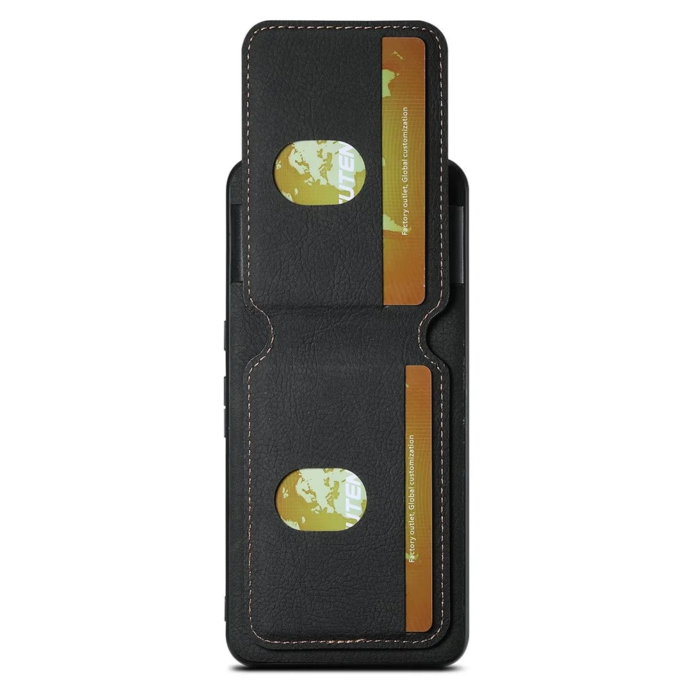 SUTENI H02 For Google Pixel 8 Pro Litchi Texture Case Vertical Flip Card Holder Protective Back Cover - Black - 2