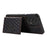 For Samsung Galaxy A13 4G / 5G Cell Phone Case Card Holder TPU+PU Leather Phone Shell - Black - 4