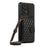 For Samsung Galaxy A13 4G / 5G Cell Phone Case Card Holder TPU+PU Leather Phone Shell - Black - 5
