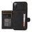 For Samsung Galaxy S20 FE 2022 / S20 FE / S20 FE 5G / S20 Lite Case Card Holder TPU+PU Leather Phone Shell - Black - 2