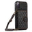 For Samsung Galaxy S20 FE 2022 / S20 FE / S20 FE 5G / S20 Lite Case Card Holder TPU+PU Leather Phone Shell - Black - 5
