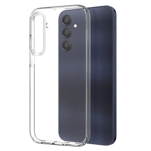NORTHJO For Samsung Galaxy A25 5G (Global) (161.0 x 76.5 x 8.3mm) Clear Phone Case TPU Cover with Tempered Glass Film - Transparent - 2